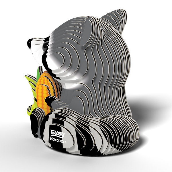 EUGY Raccoon 3D Puzzle