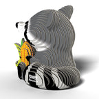 EUGY Raccoon 3D Puzzle