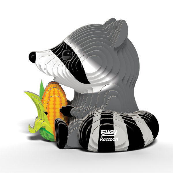 EUGY Raccoon 3D Puzzle