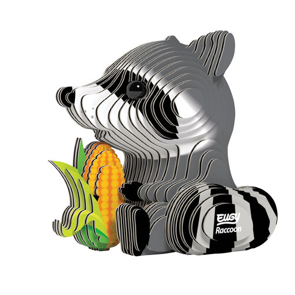 EUGY Raccoon 3D Puzzle