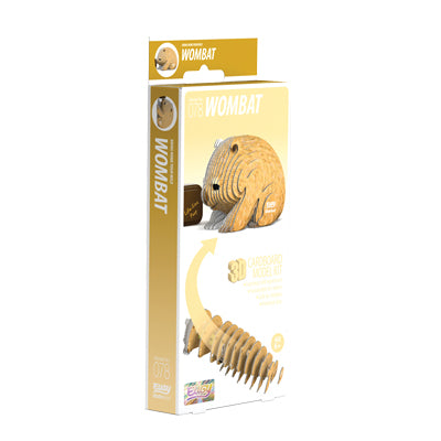EUGY Wombat 3D puzzle eco-friendly animal craft kit