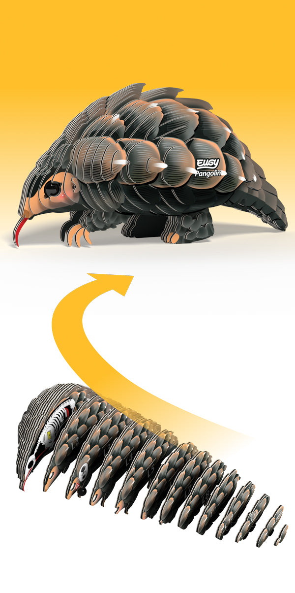 EUGY Pangolin 3D Puzzle