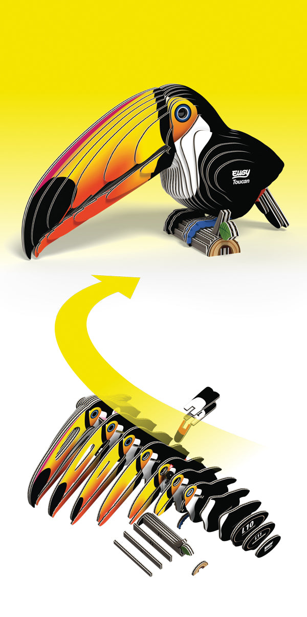 EUGY Toucan 3D Puzzle