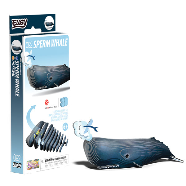 EUGY Sperm Whale 3D Puzzle