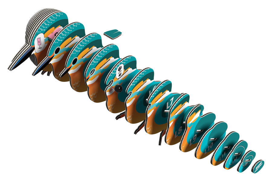 EUGY Kingfisher 3D Puzzle