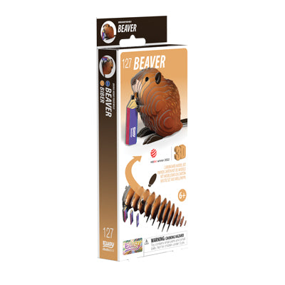 EUGY Beaver 3D Puzzle