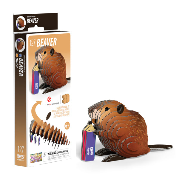 EUGY Beaver 3D Puzzle