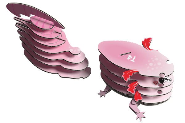 EUGY Axolotl 3D Puzzle