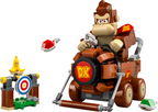 GO Super Mario Mario Kart Donkey Kong & DK Jumbo set (72033) with DK Jumbo race car, Donkey Kong figure, banana target and interactive shell-launch play