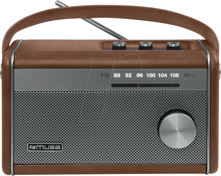 Muse M-098 BR Retro Portable Bluetooth FM Radio – product image