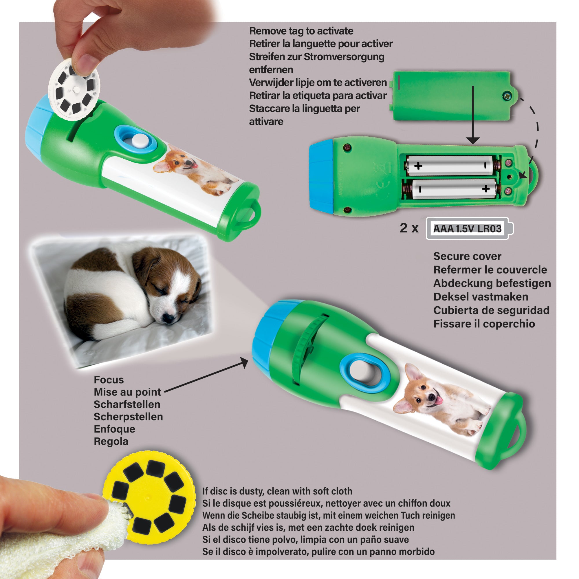 Puppy Torch and Projector