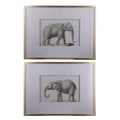 Mindy Browne Elephant Set of 2 Pictures | Framed Wall Art