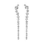 Newbridge Silverware Silver CZ Drop Earrings | Flemings Monaghan