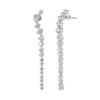 Newbridge Silverware Silver CZ Drop Earrings | Flemings Monaghan