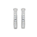 Newbridge Silverware Baguette CZ Hoop Earrings | Flemings Monaghan