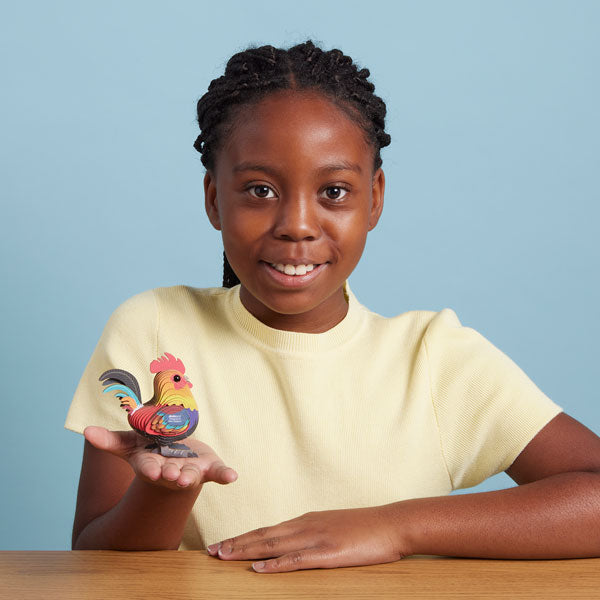 EUGY Rooster 3D Puzzle