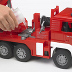 Bruder emergency fire engine with swiveling ladder 1:16 scale