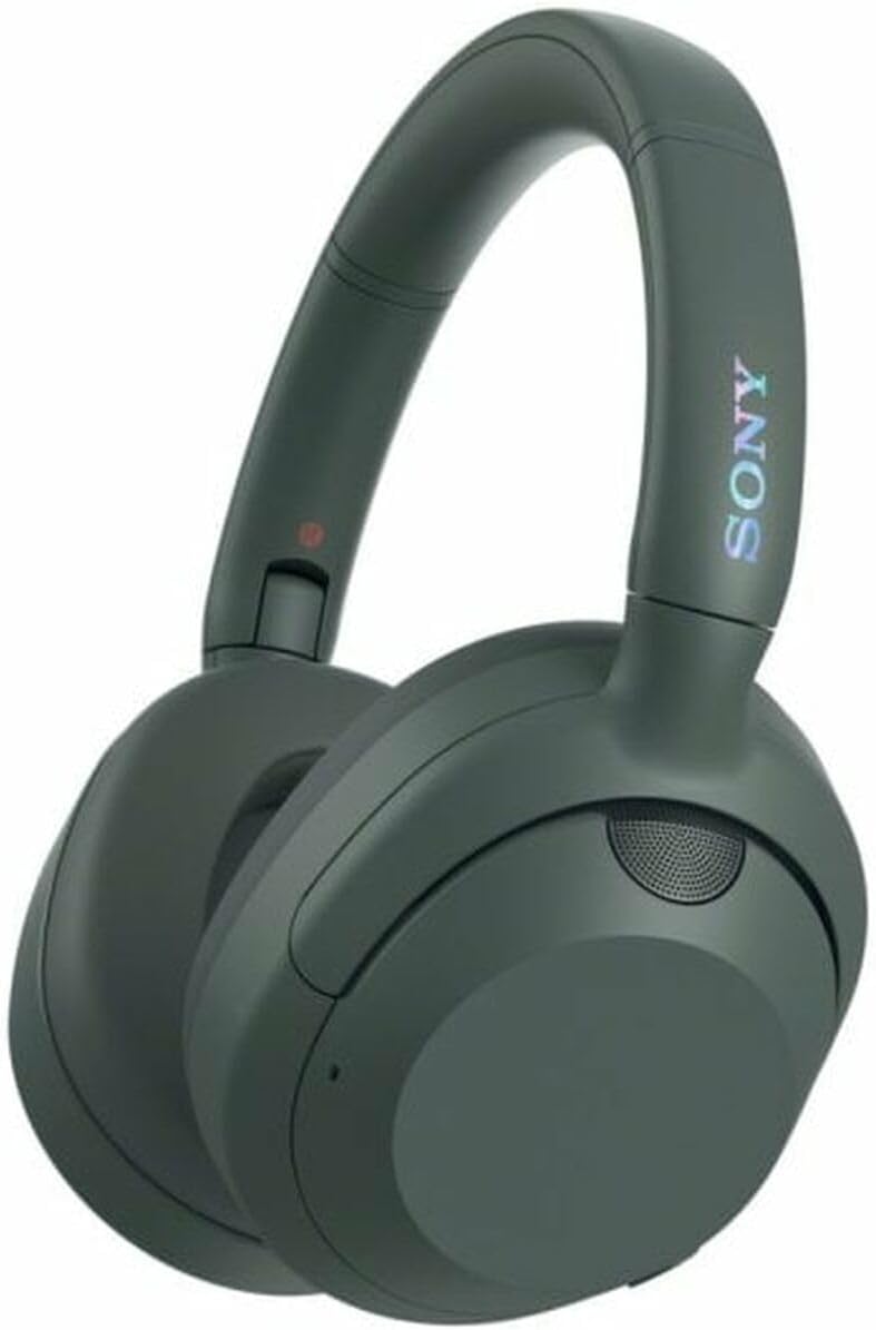 Sony headphones on a white background