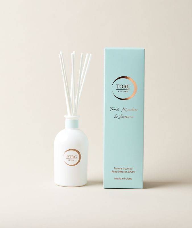 TORC Fresh Meadow & Jasmine Reed Diffuser – Flame-free Irish Home Fragrance