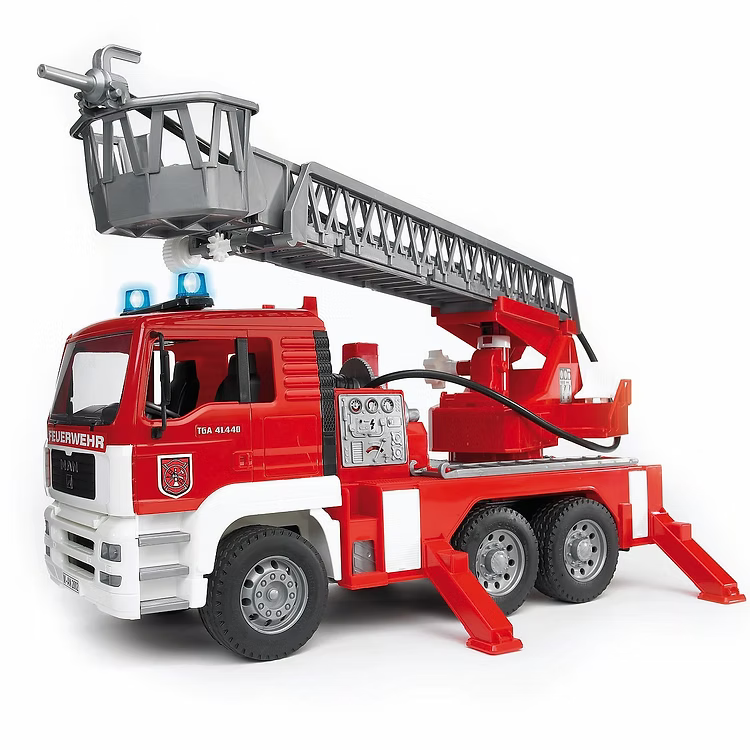 Bruder MAN Fire Engine 1:16 with Ladder, Water Pump & Light/Sound