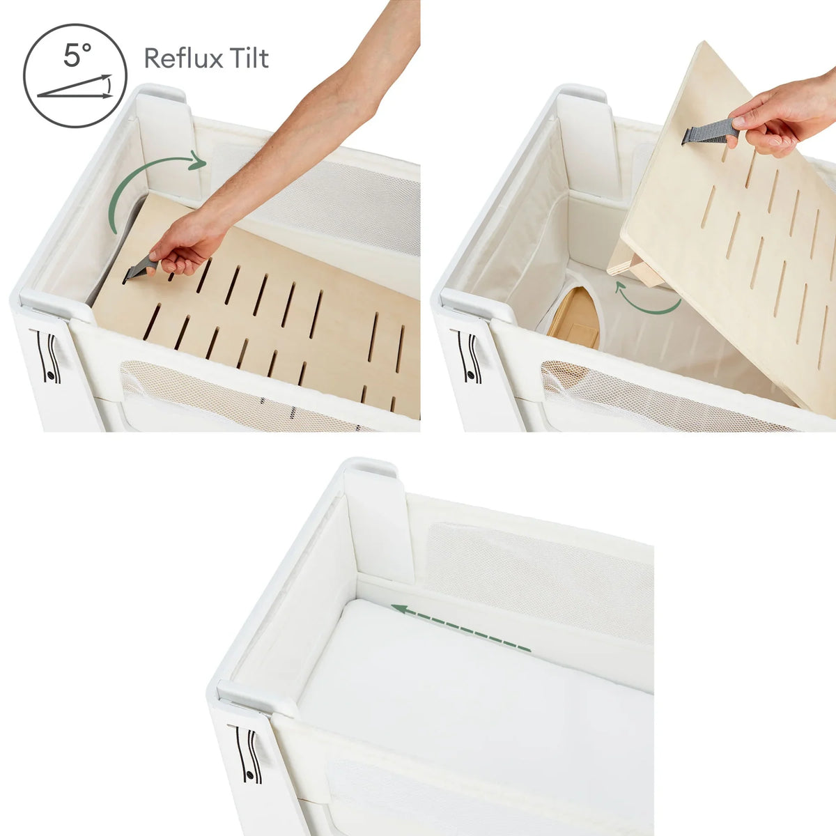 Ex-Display Gaia Baby Hera Bedside Crib