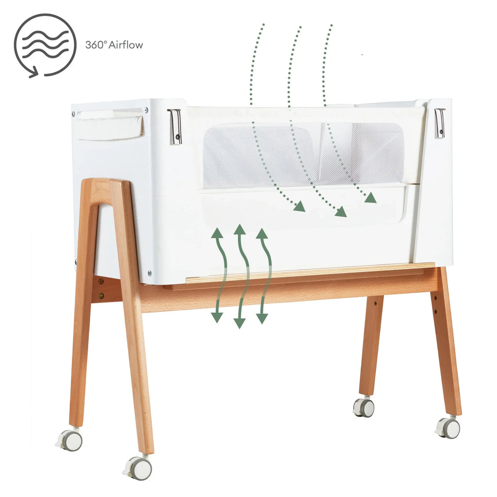 Ex-Display Gaia Baby Hera Bedside Crib