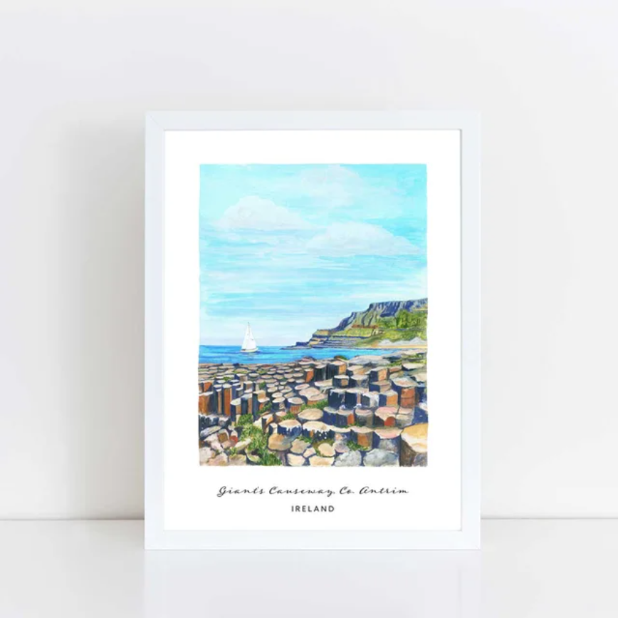 Giant’s Causeway Co. Antrim Archival Print – Irish Landmark Wall Art