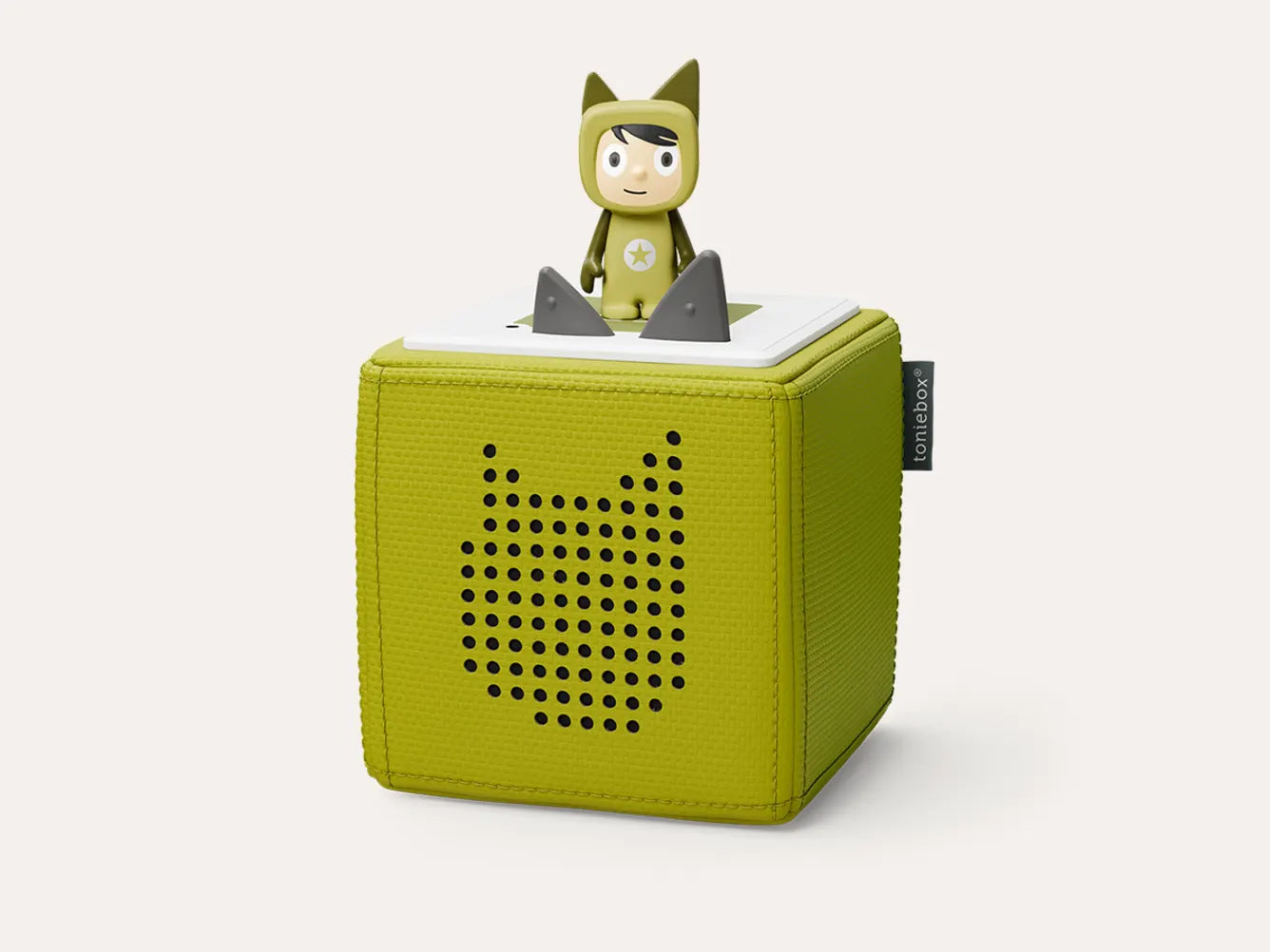 Tonies Toniebox Starter Set – Kids’ Audio Speaker (Grey, Green, Red)