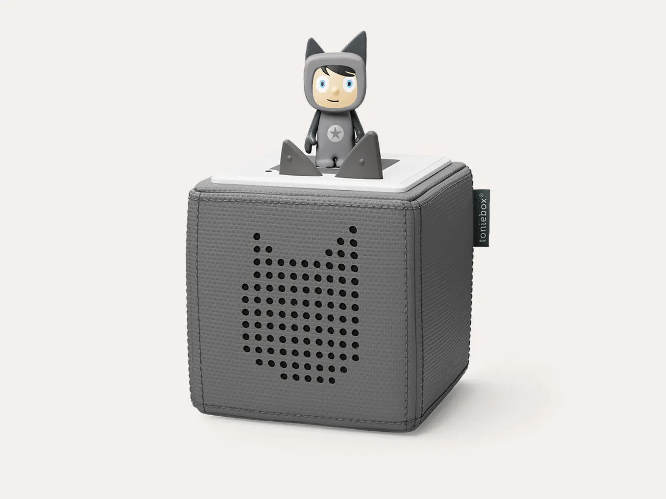 Tonies Toniebox Starter Set – Kids’ Audio Speaker (Grey, Green, Red)