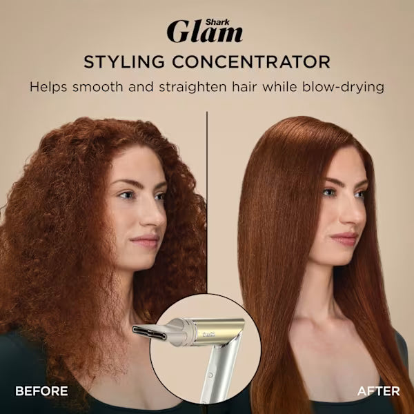 Shark Glam Straight, Waves & Curls Multi-styler – Gold