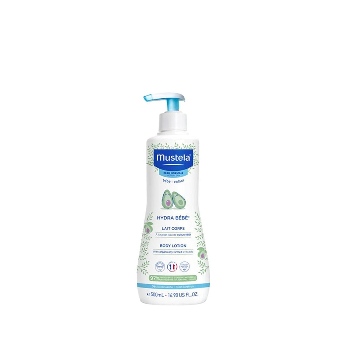 Mustela Hydra Bébé Body Lotion with Avocado – 500ml