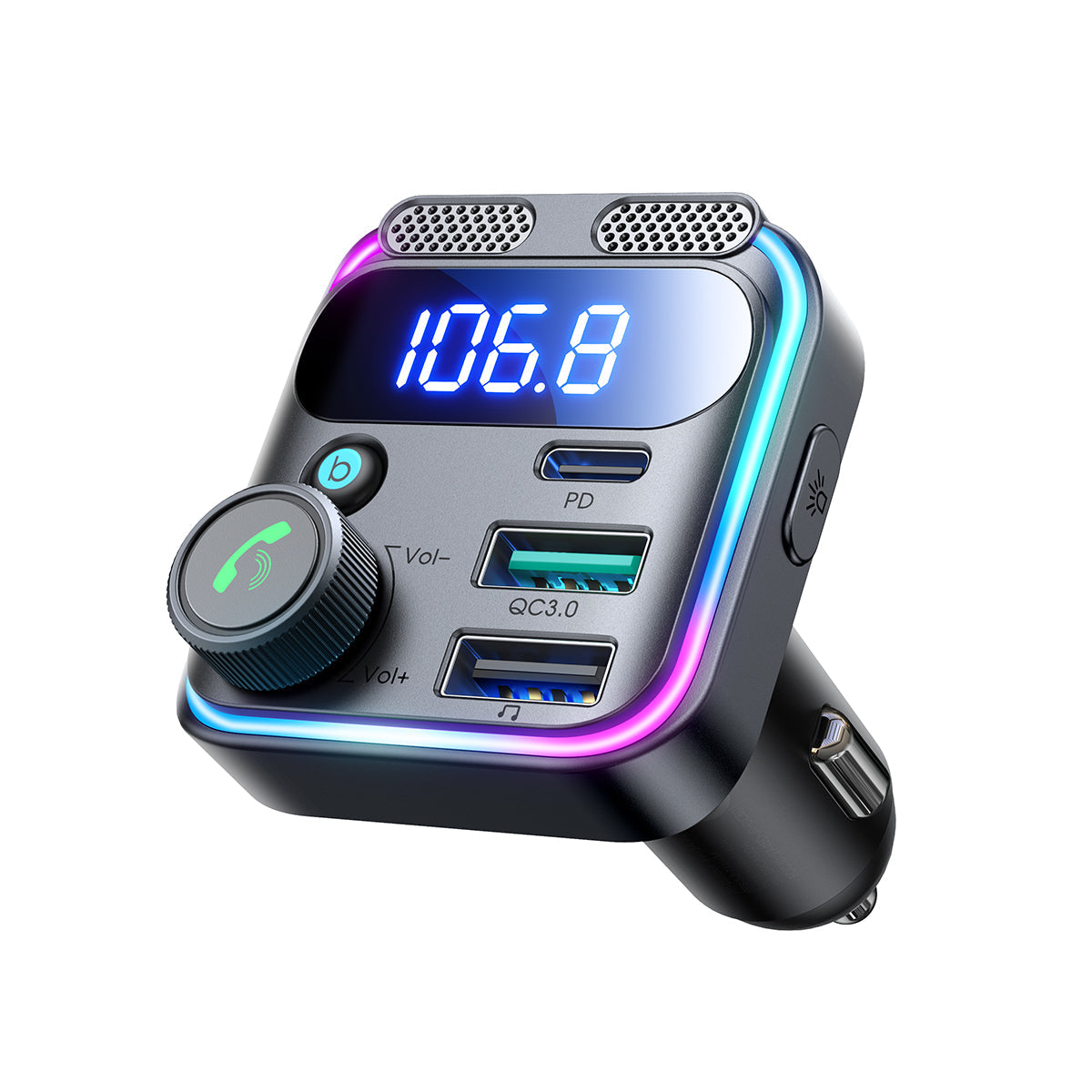 Joyroom JR-CCB01 81W Bluetooth Car FM Transmitter & Fast Charger – view 4