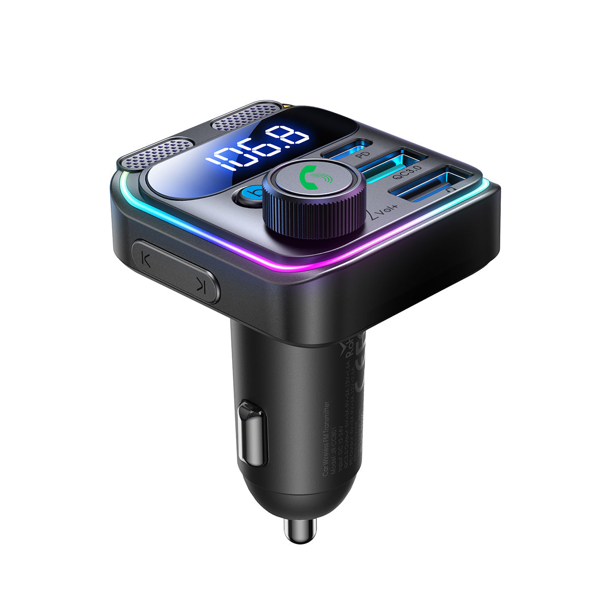 Joyroom JR-CCB01 81W Bluetooth Car FM Transmitter & Fast Charger – view 3
