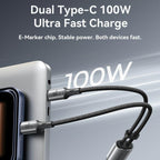 Joyroom S-A57 100W USB-C to Dual USB-C Charging Cable 1.5m – view 2