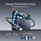 Joyroom S-A57 100W USB-C to Dual USB-C Charging Cable 1.5m – view 4