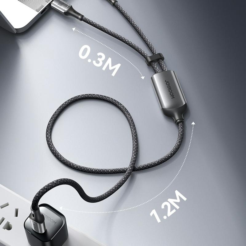 Joyroom S-A57 100W USB-C to Dual USB-C Charging Cable 1.5m – view 7