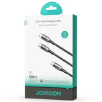 Joyroom S-A57 100W USB-C to Dual USB-C Charging Cable 1.5m – view 8
