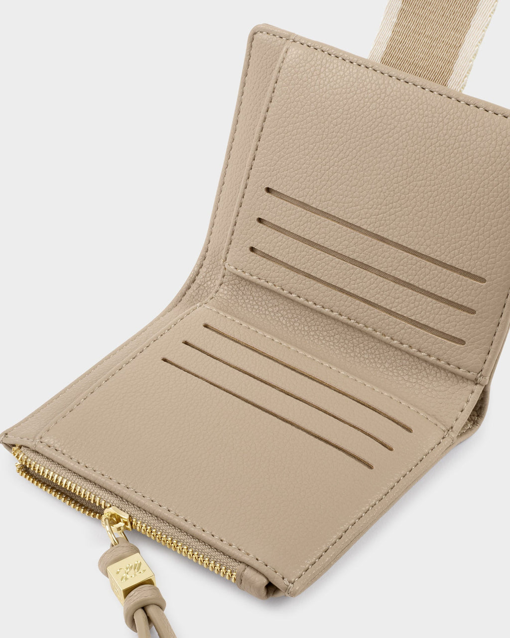 Lottie Fold-Out Purse in Light Taupe - image 1