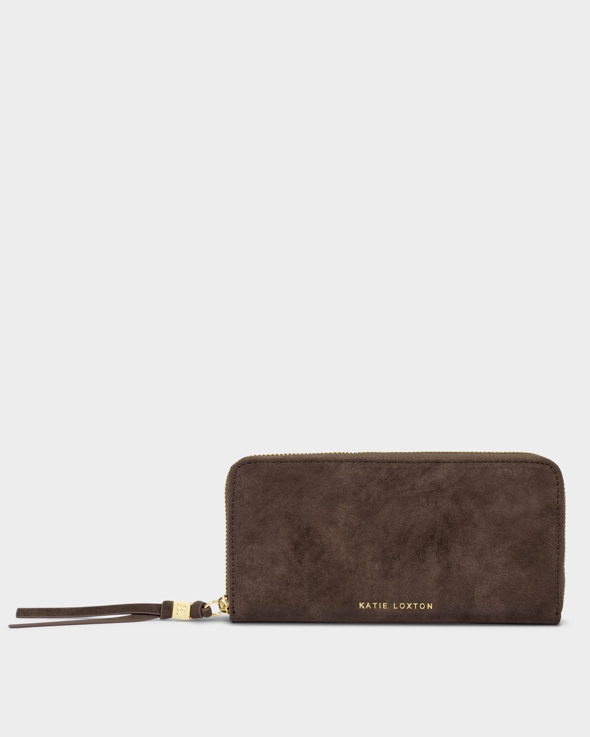 Large Suedette Purse in Bitter Chocolate - image 3
