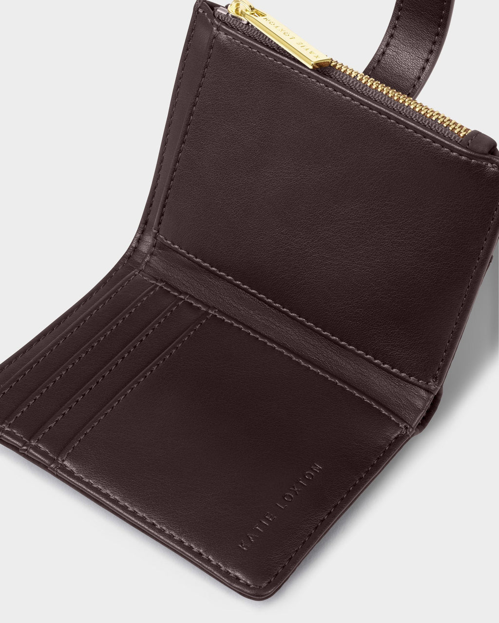 Orin Suedette Twist Lock Purse in Bitter Chocolate - image 1