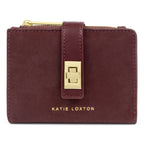 Orin Suedette Twist Lock Purse in Cherry - image 4