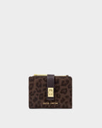 Orin Twist Lock Purse in Chocolate Leopard - image 3