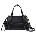 Alyssa Faux Pony Top Handle Bag in Black - image 2