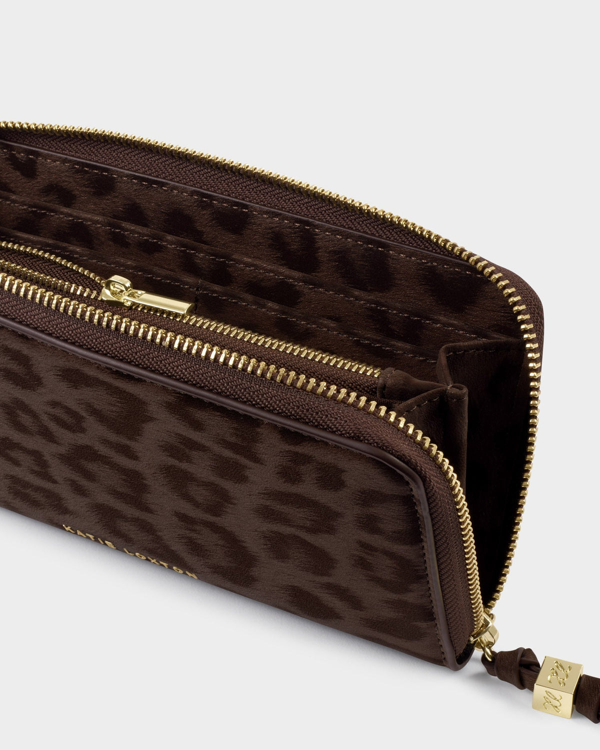 Large Purse in Chocolate Leopard - image 1