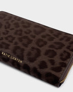 Large Purse in Chocolate Leopard - image 2