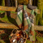 John Hanly Large Irish Picnic Blanket – Irish Wool Picnic Blanket