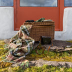 John Hanly Large Irish Picnic Blanket – Irish Wool Picnic Blanket