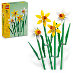 LEGO 40747 Daffodils set showcasing the buildable posy with yellow and white flowers and green stems.