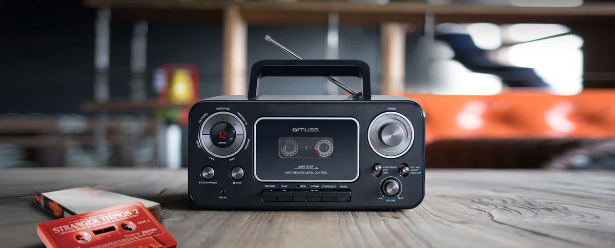 Muse M-182 RDC Portable CD Cassette Radio Recorder – view 2