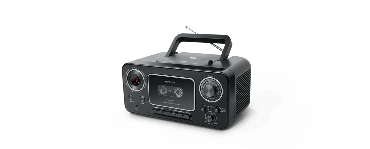 Muse M-182 RDC Portable CD Cassette Radio Recorder – view 3